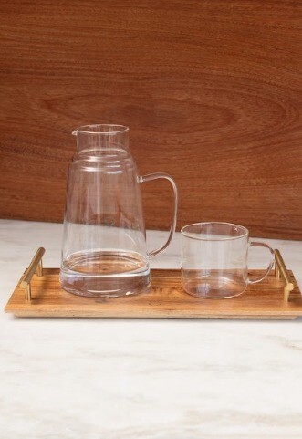 Jarra de Té vidrio Borosilicate