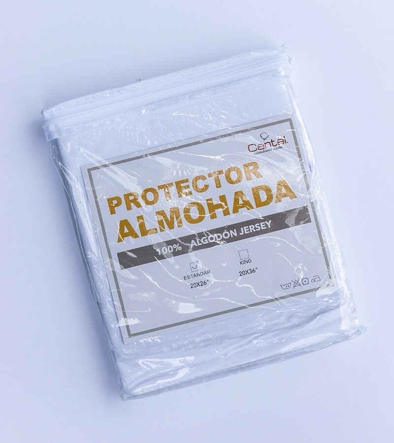 Protector De Almohada waterproof 120 Gsm 100% algodón jersey laminado con Tpu