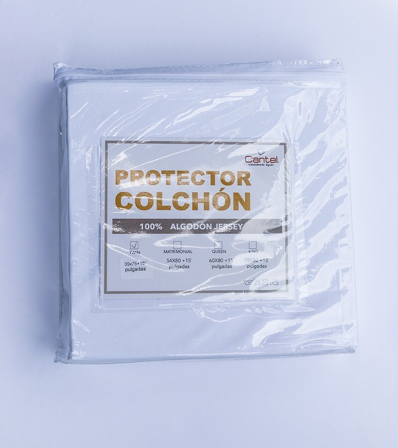 Protector De Colchón waterproof 120 Gsm 100% algodón jersey laminado con Tpu