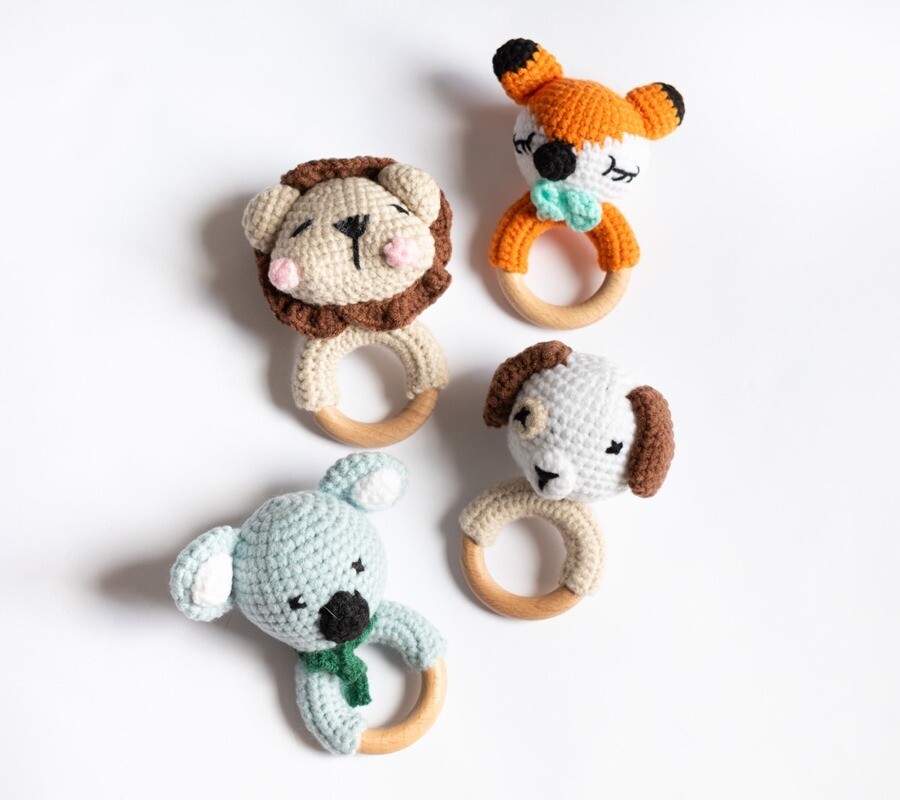 Muñeco Peluche Sonajero