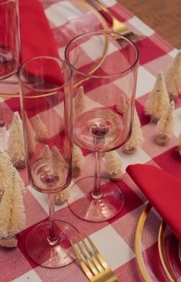 Set de 4 copas de vidrio para Champagne 24.5 cm