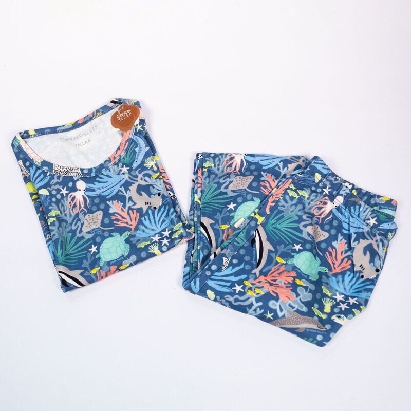 Pijama Cantel Sleep niños pantalón y camiseta MC &quot;peruvian cotton&quot;