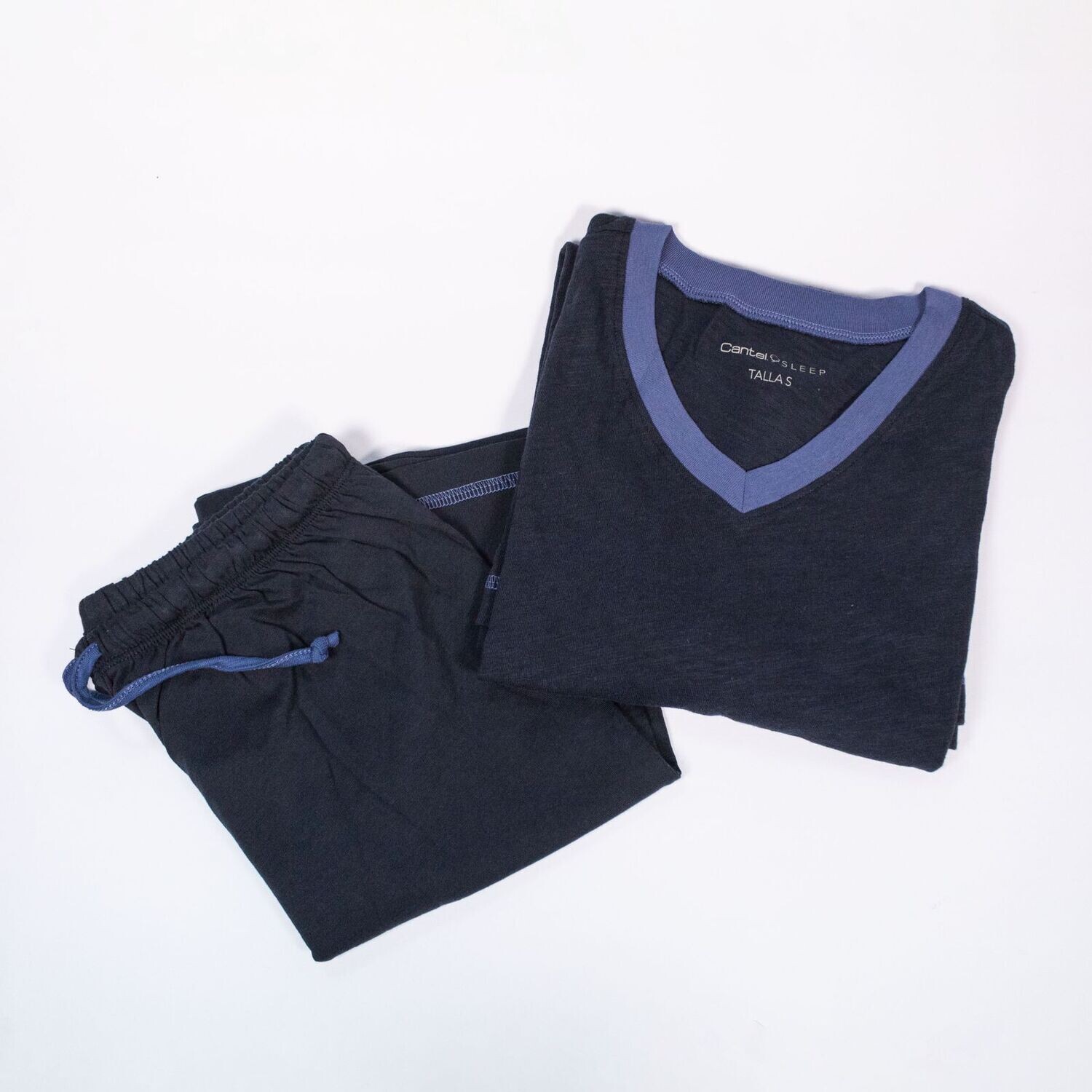 Pijama Cantel Sleep short/camiseta MC caballero &quot;peruvian cotton&quot;