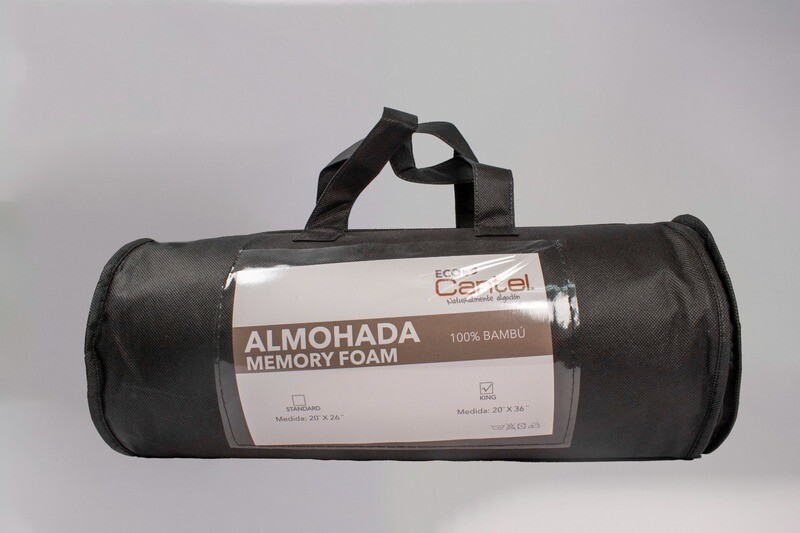 Almohada 240 Gsm Bambú/Poly Con Memory Foam