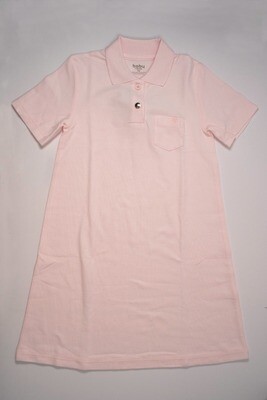 Vestido polo pique 30/1 MC "peruvian cotton" 185 gr rosado