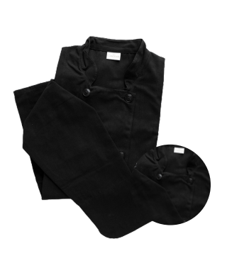 CHAQUETA CHEF SUPRATEL NEGRO