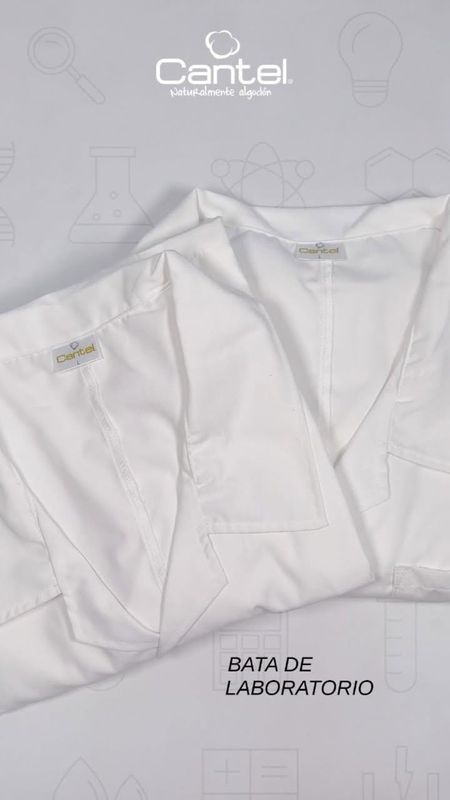 Bata de laboratorio manga larga Supratel Blanco