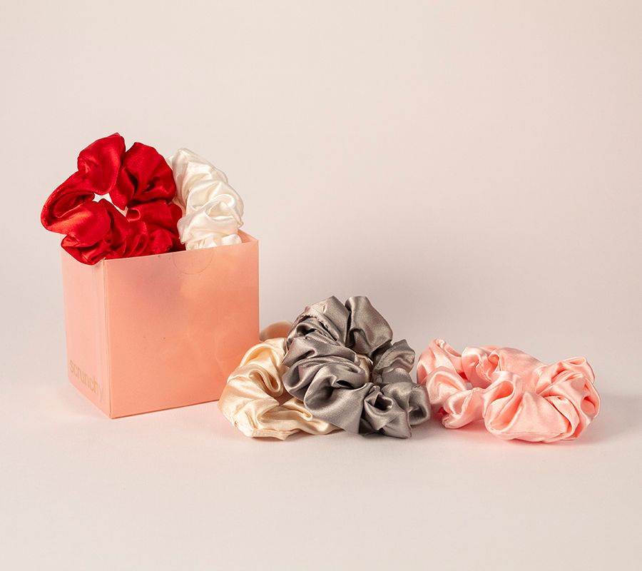 Set de 4 piezas de Colas tipo Seda pastel para Cabello Cantel