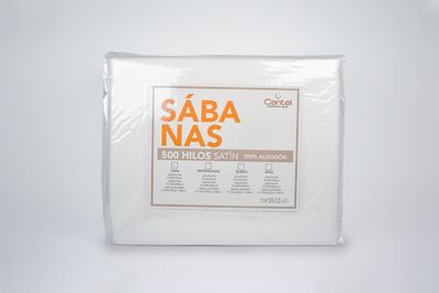 JUEGO DE SABANAS SATÍN DE 500 TH 100% ALGODÓN