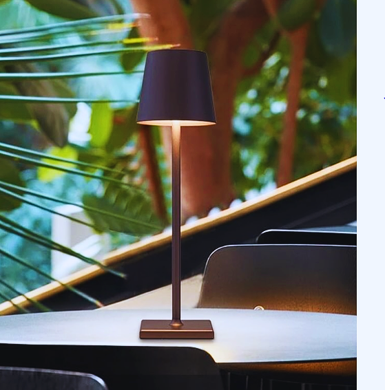 Lámpara de mesa recargable led 13 cm