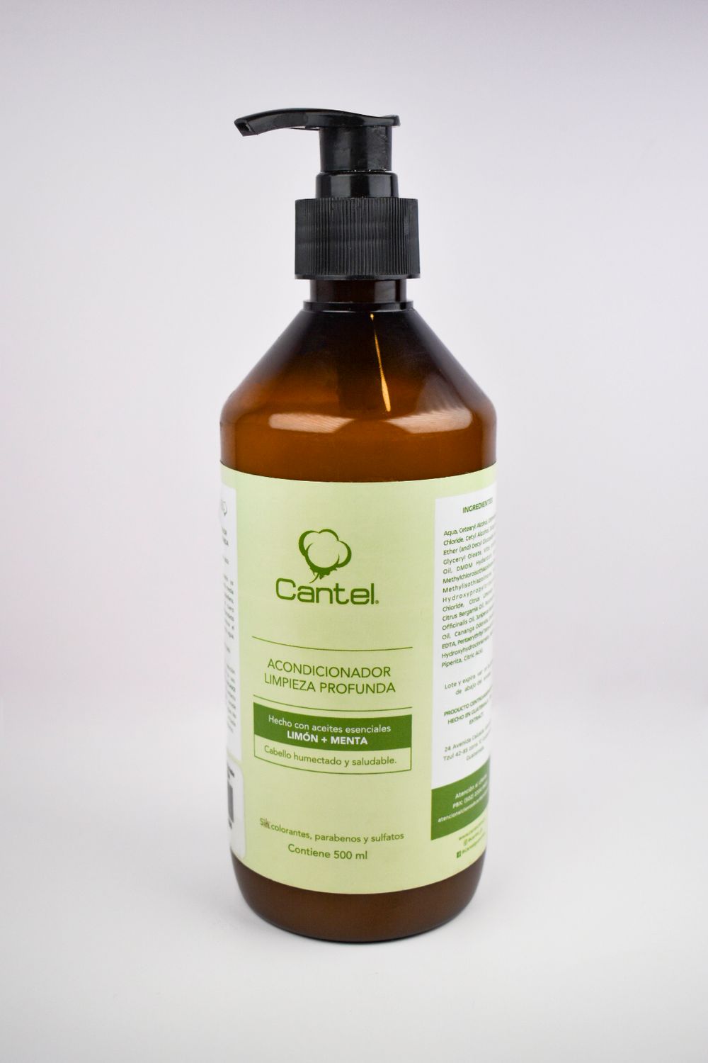 Acondicionador Limpieza Profunda Con Aceites Esenciales Limón &amp; Menta, 500 Ml