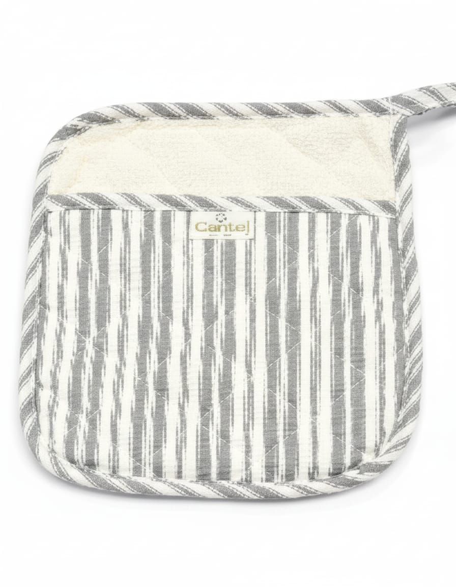 AGARRADERA MANTALON GRIS DISEÑO ROMBOS