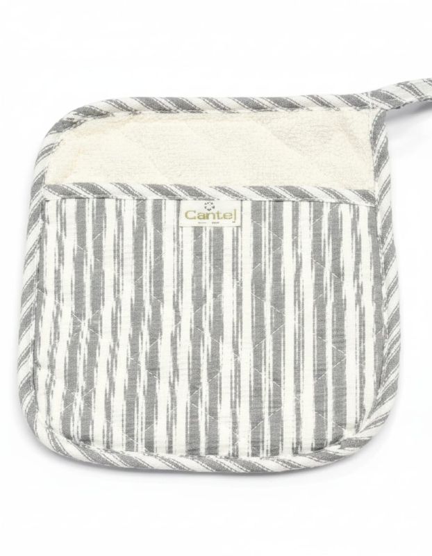 AGARRADERA MANTALON GRIS DISEÑO ROMBOS AGARRADERA MANTALON GRIS DISEÑO ROMBOS