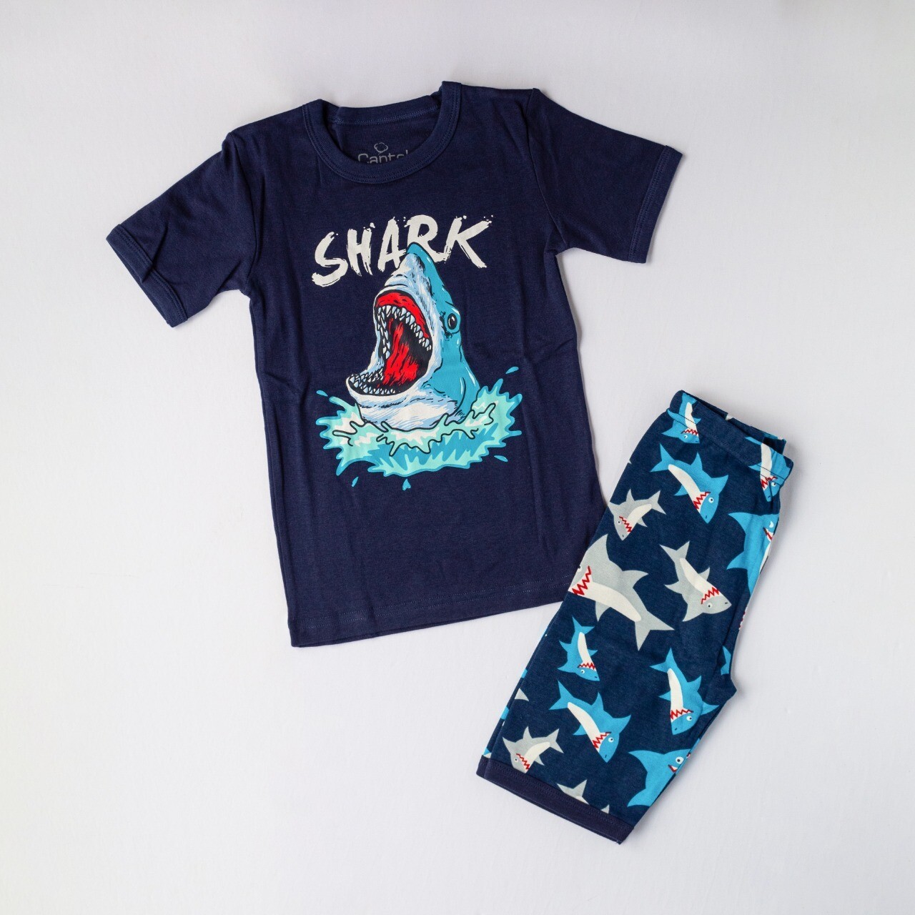 Pijama De Algodón Para Niño H863/TZ348 shark month