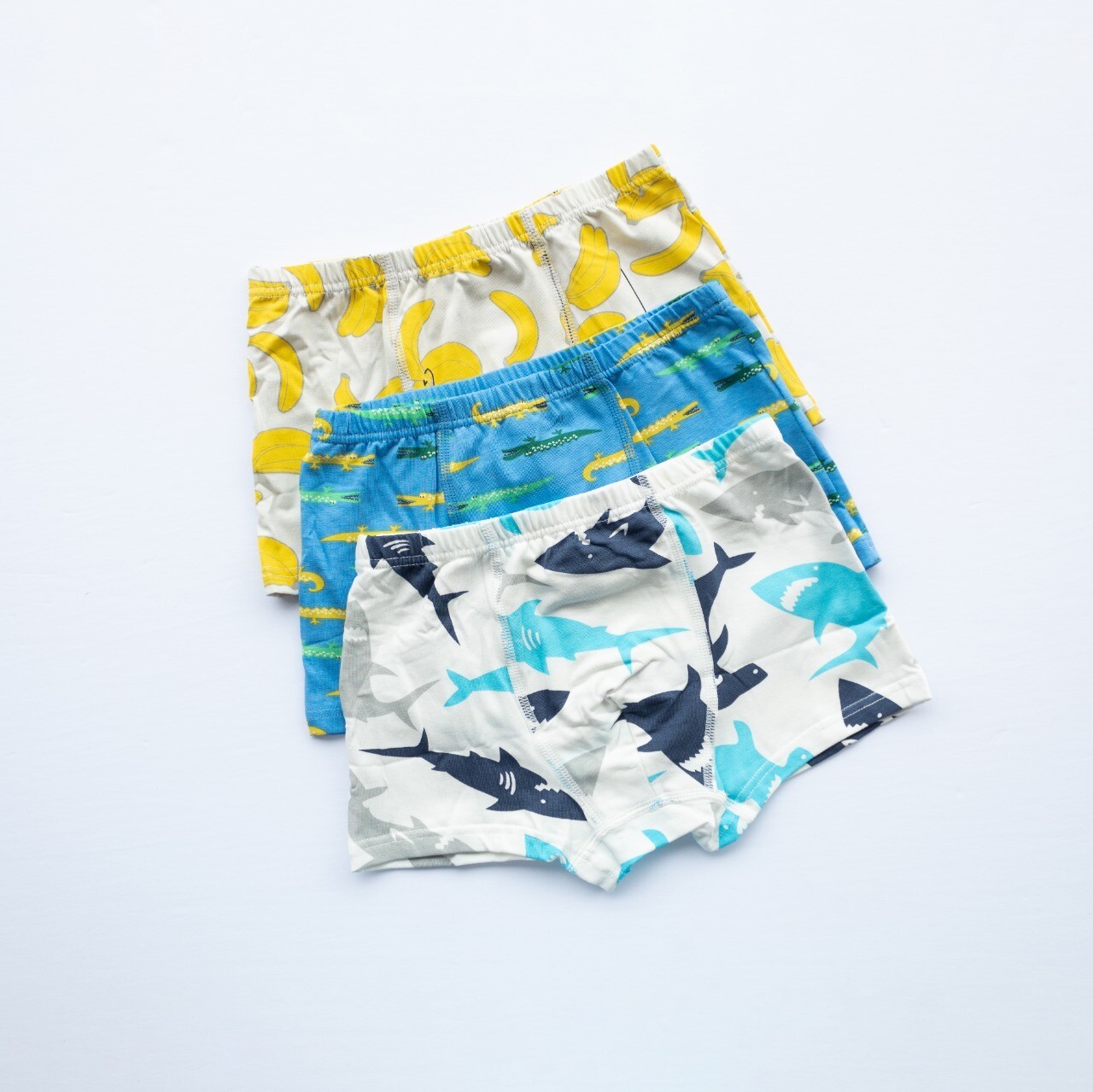 Set de 3 boxer de algodón para niño H677/PJ807-shark