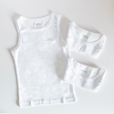 Set de 3 camisetas de algodón peinado interlock170 gr s/m