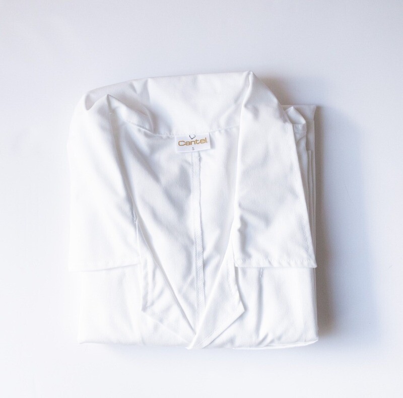 Bata de laboratorio manga Corta Supratel Blanco