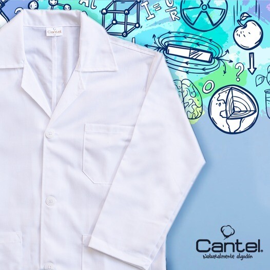 Bata de laboratorio manga larga Supratel Blanco