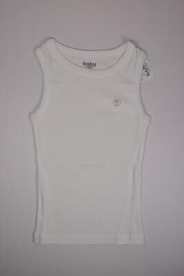 Camiseta de algodón peinado rix 1x1  s/m C111 blanca