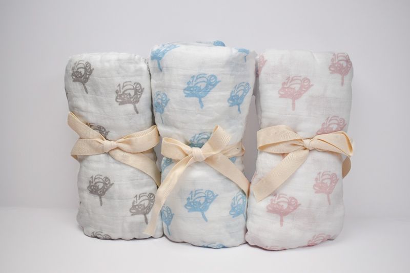 Swaddle para bebé 100% Algodón con estampado 150 años Swaddle para bebé 100% Algodón con estampado 150 años