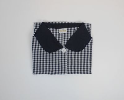 BLUSA DE FILIPINA CHIINILLA AZUL MARINO