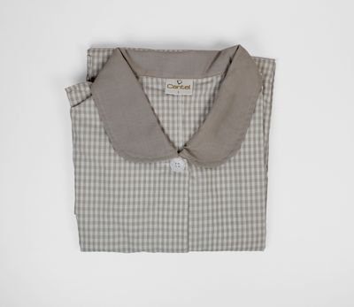BLUSA DE FILIPINA CHIINILLA GRIS