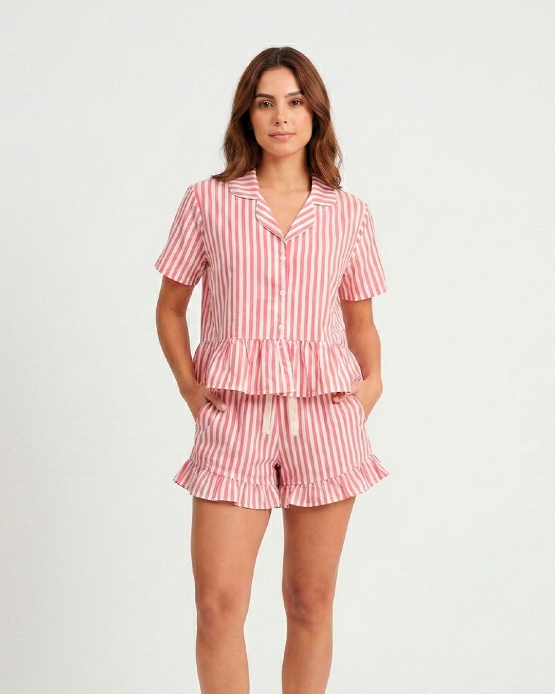 Pijama Cantel Sleep Dama Short Y Blusa