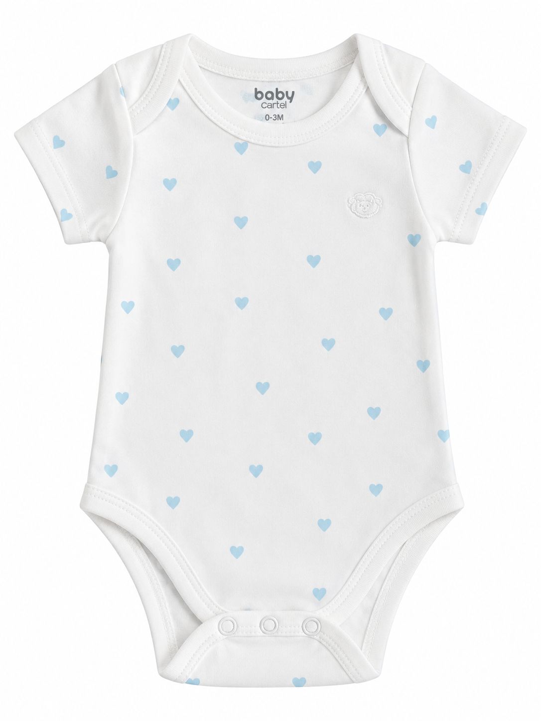 Bodie corazón CELESTE
