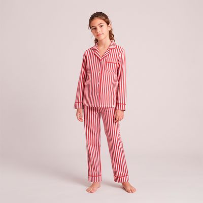 Pijama juvenil dama rayas rojo Pijama juvenil dama rayas rojo
