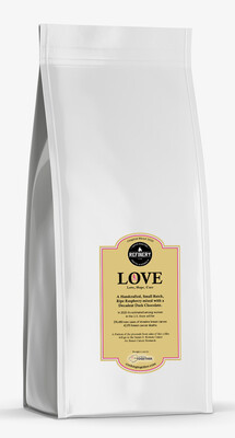 LOVE Coffee: Ripe Raspberry mixed with Dark Chocolate