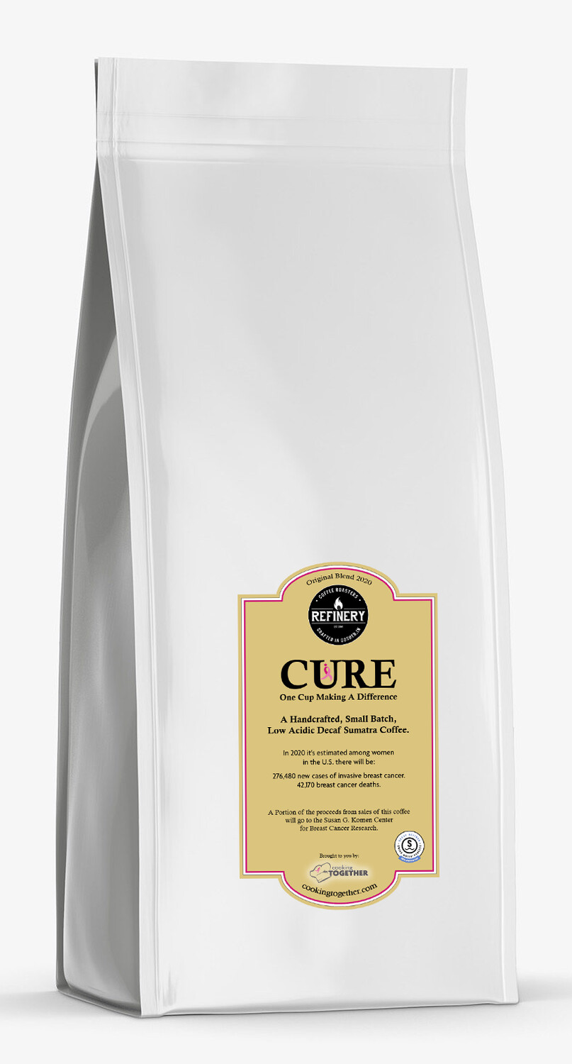 CURE Coffee: A Low Acidic Decaf. Swiss Water Process.