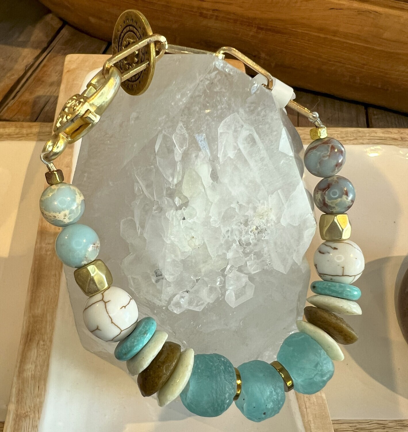 Amber &amp; Aqua Seaglass