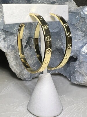 Love Hoops Gold Lg