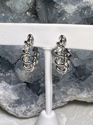 Lucy Hoops Silver