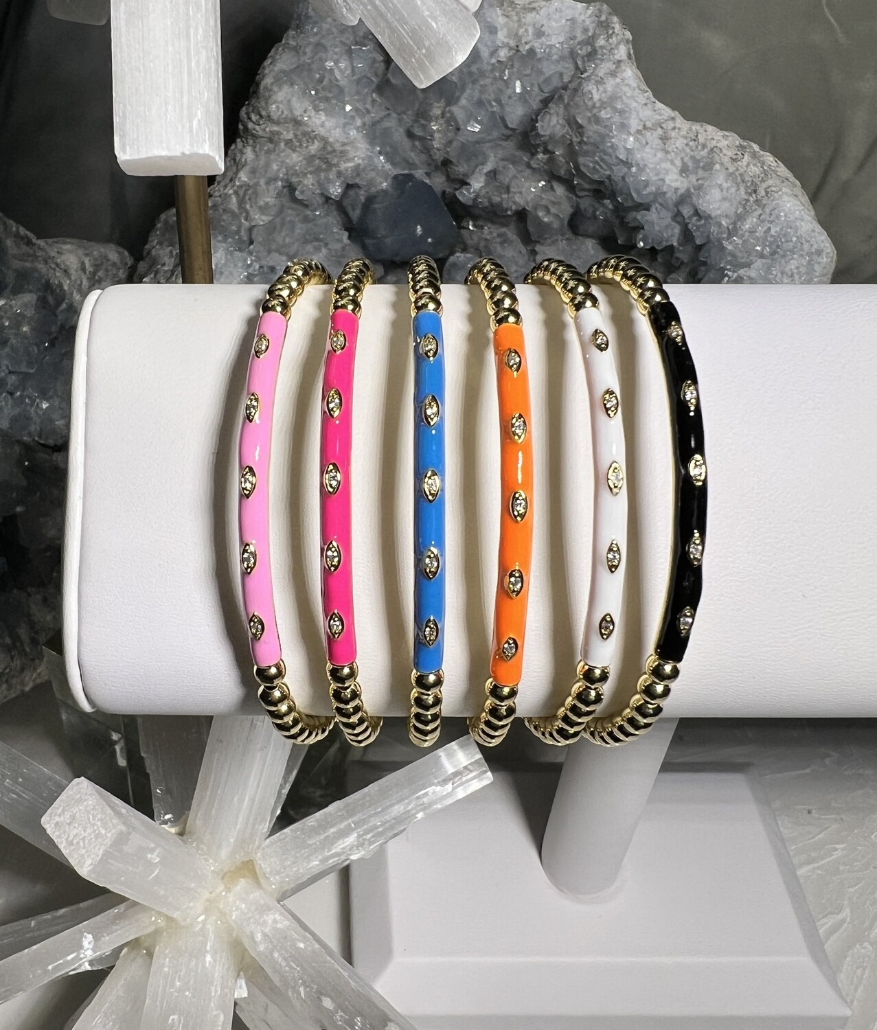 Crystal Eye Cuff