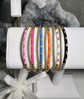 Crystal Eye Cuff