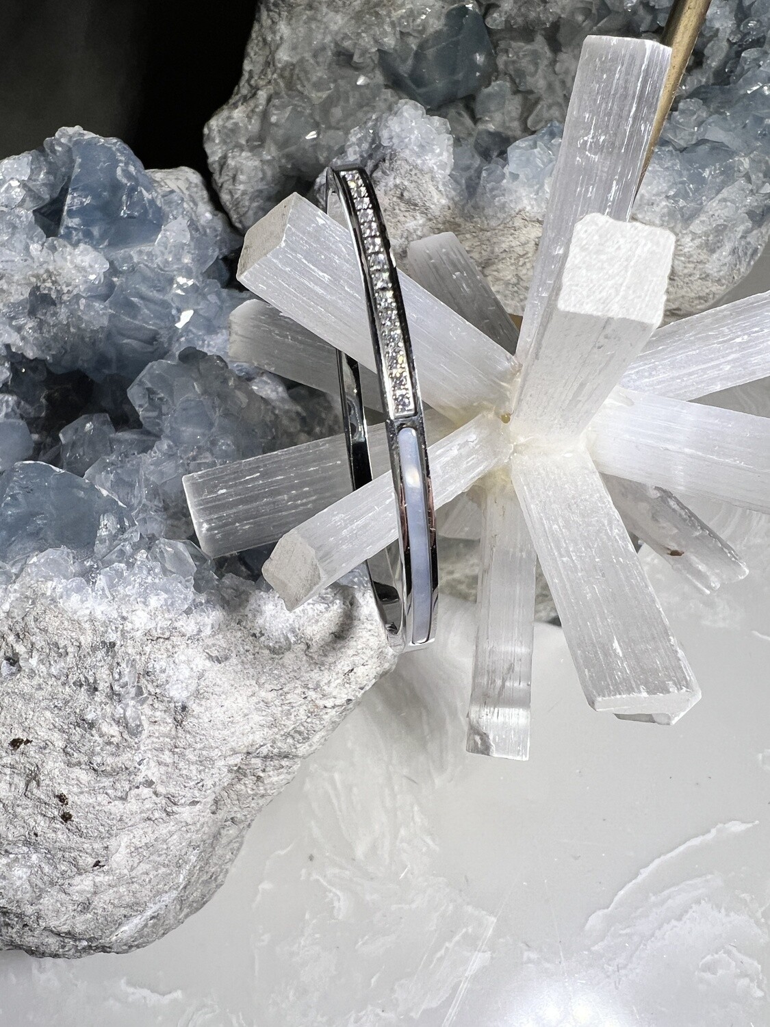 MOP Crystal Row Cuff