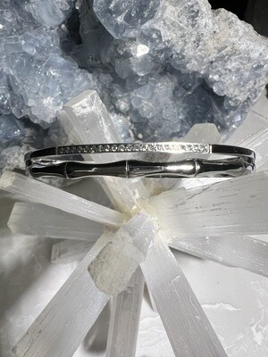 Pave Bamboo Cuff