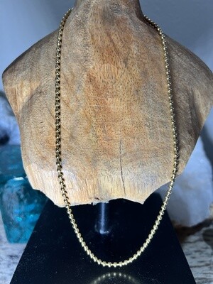 3mm Gold Ball Chain