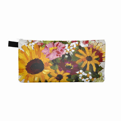 Zippered Bag - Mixed Bouquet