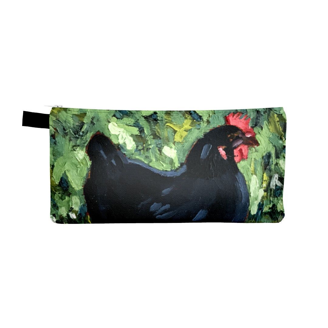 Zippered Bag - Two Hens