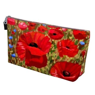 Makeup Bag - Poppies