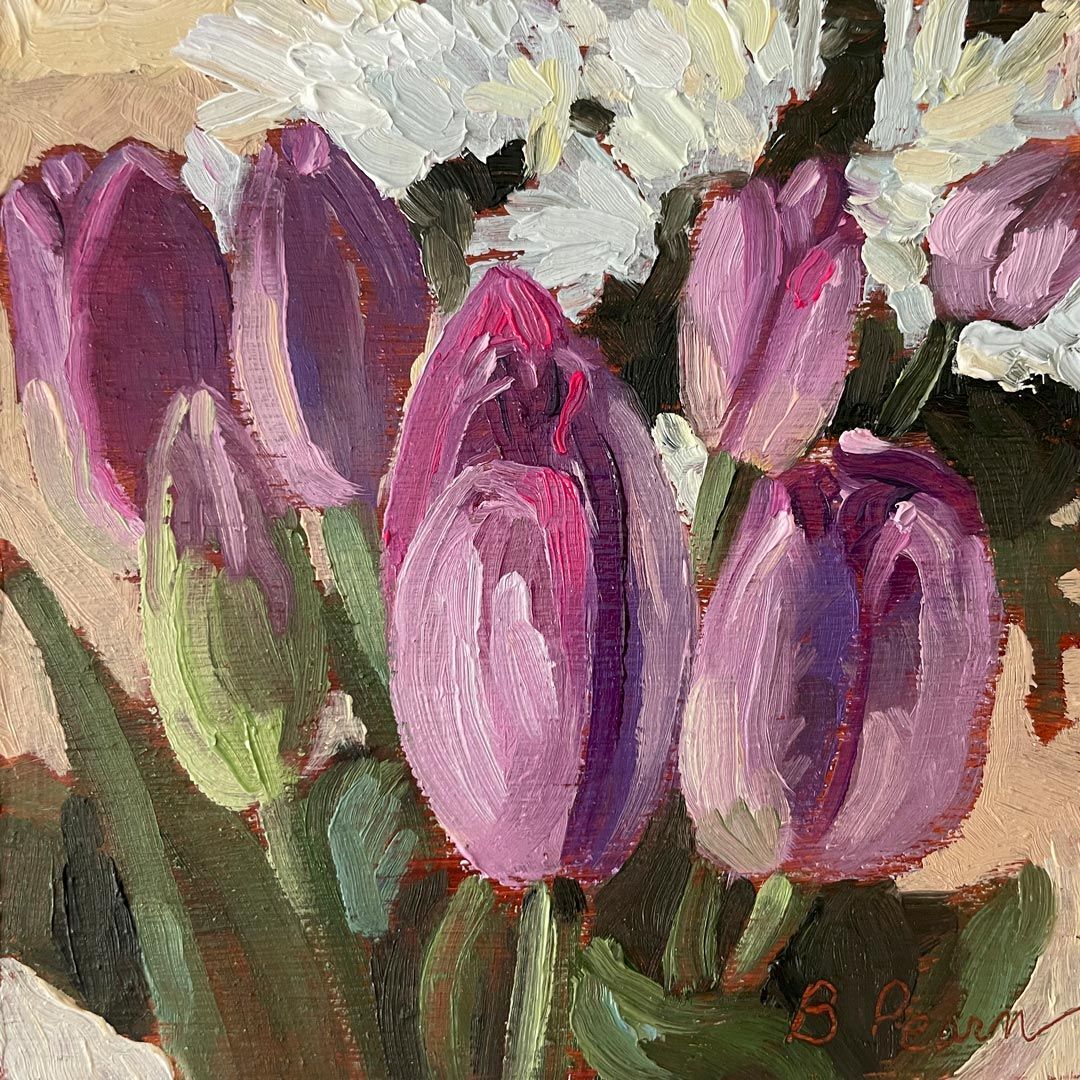 4x4" Tulip Floral