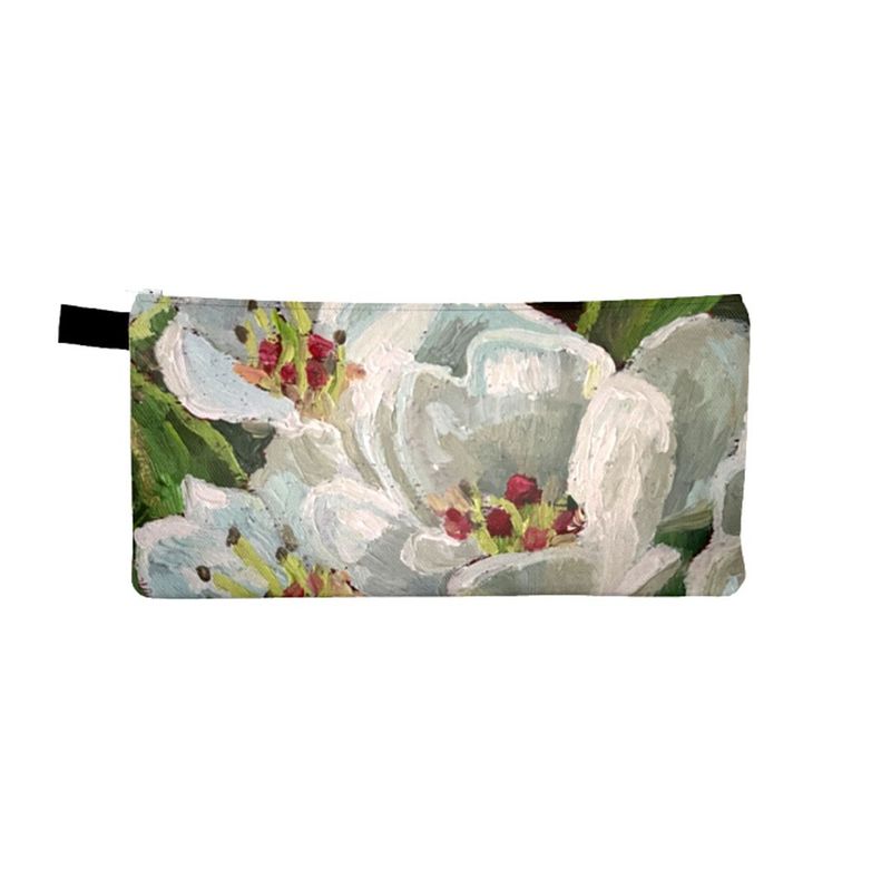 Zippered Bag - Pear Tree Blossoms