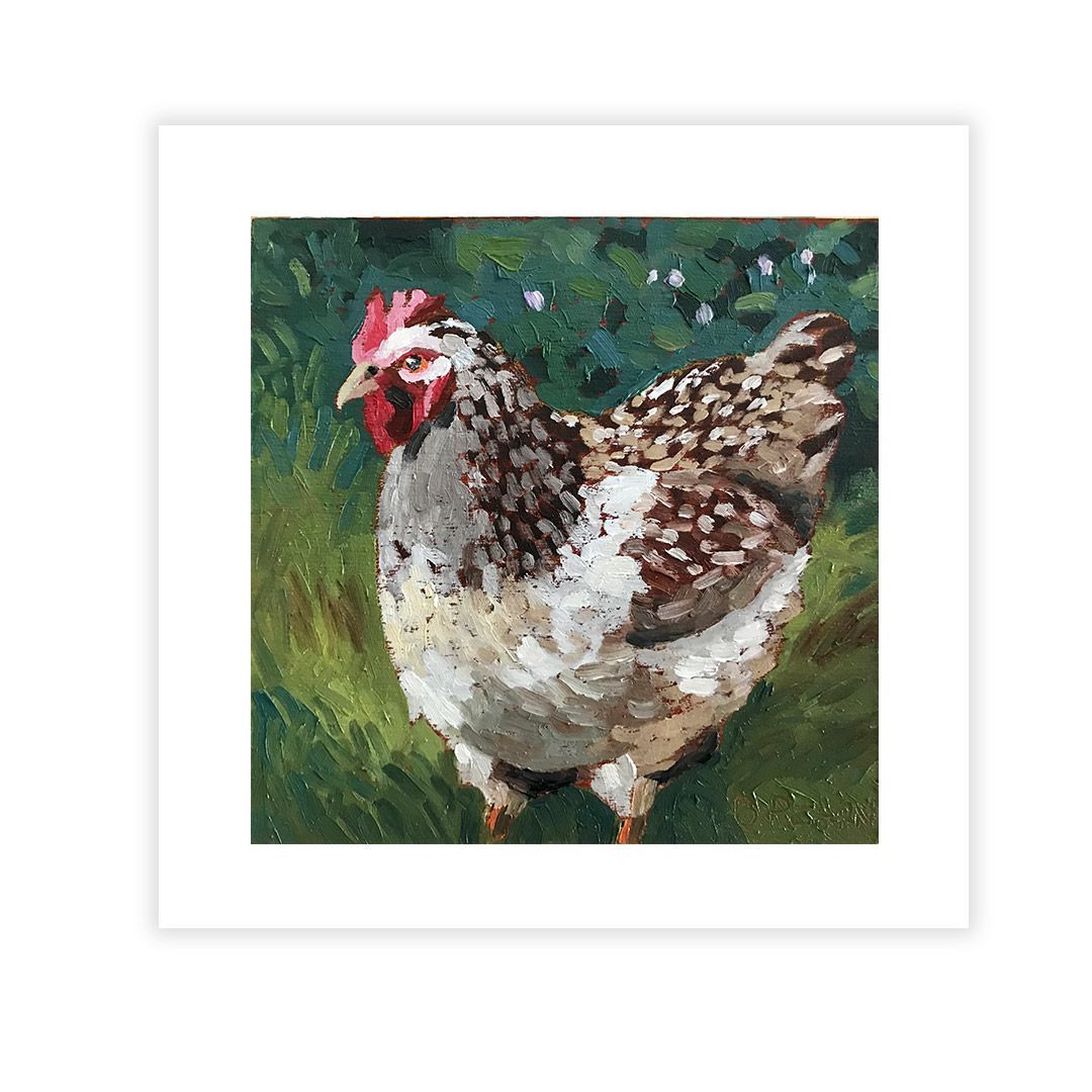 8x8" Print - Desirees's Hen