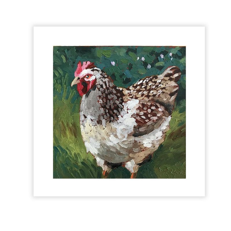 8x8" Print - Desirees's Hen