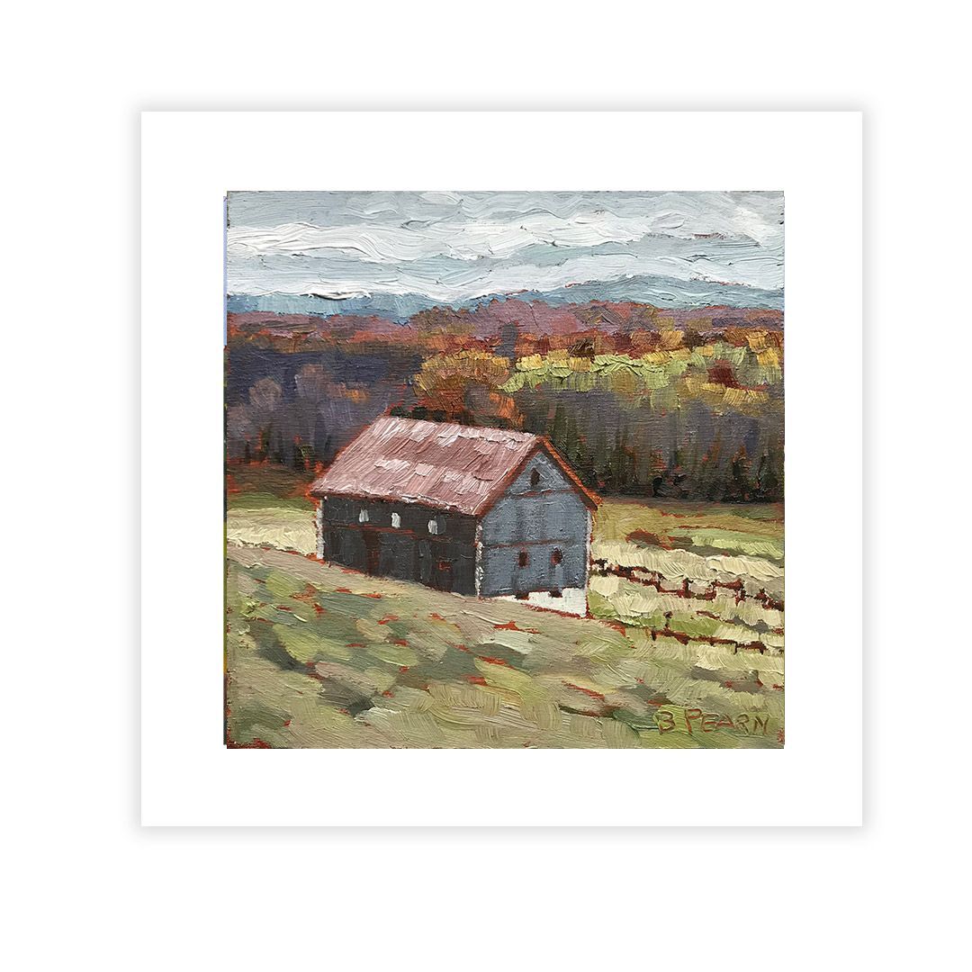 8x8" Print - Valley Colour Changes