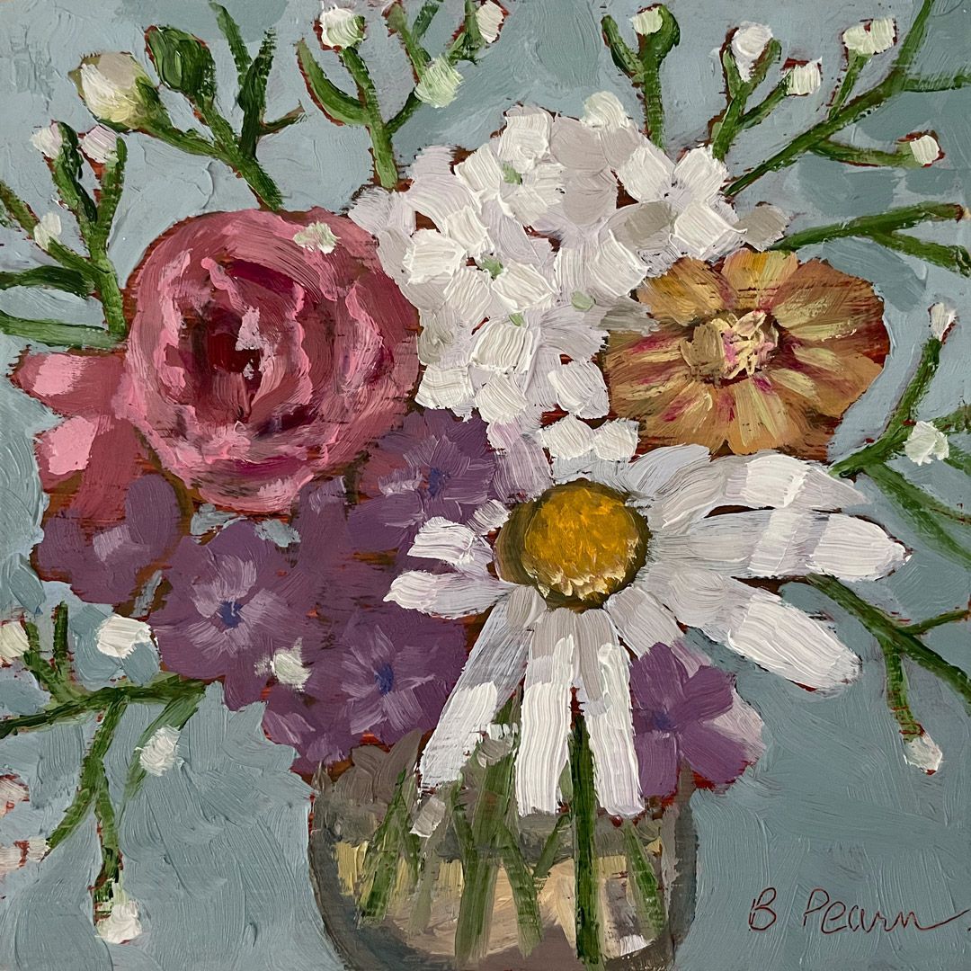 6x6" White Phlox