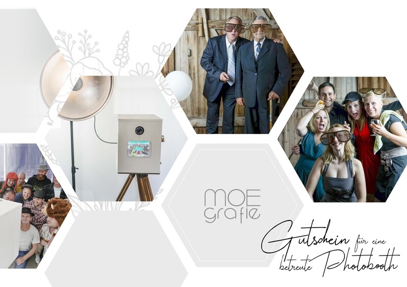 GUTSCHEIN für eine betreute Vintage-Photobooth