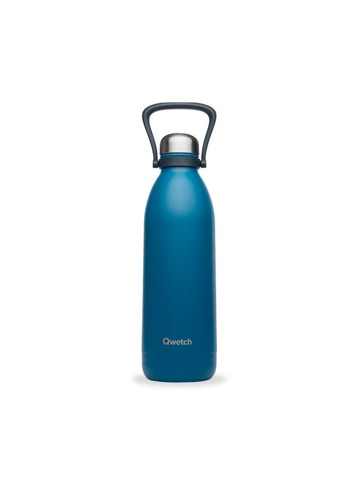 Bouteille isotherme - Bleu - 1,5 L Garde chaud 12 h Froid 24 h QWETCH